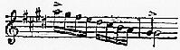 [Notenbeispiel S. 297, Nr. 1: Beethoven, Klaviersonate op. 14,1 - 3. Satz, T. 12]