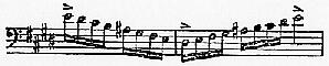 [Notenbeispiel S. 298, Nr. 1: Beethoven, Klaviersonate op. 14,1 - 3. Satz, T. 17-18]