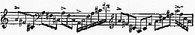 [Notenbeispiel S. 299, Nr. 3: Bethoven, Klaviersonate op. 31,2 - 1. Satz]