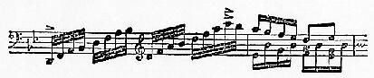 [Notenbeispiel S. 311, Nr. 1: Beethoven, Klaviersonate op. 22 - 3. Satz]