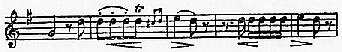 [Notenbeispiel S. 324, Nr. 1: Beethoven, Klaviersonate op. 14,1 - 1. Satz]