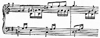 [Notenbeispiel S. 337, Nr. 1: Mendelssohn, Lied ohne Worte op. 62,1 - T. 29]