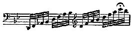 [Notenbeispiel S. 338, Nr. 2: Beethoven, Klaviersonate op. 22 - 3. Satz]